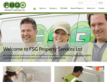 Tablet Screenshot of fsgpropertyservices.co.uk